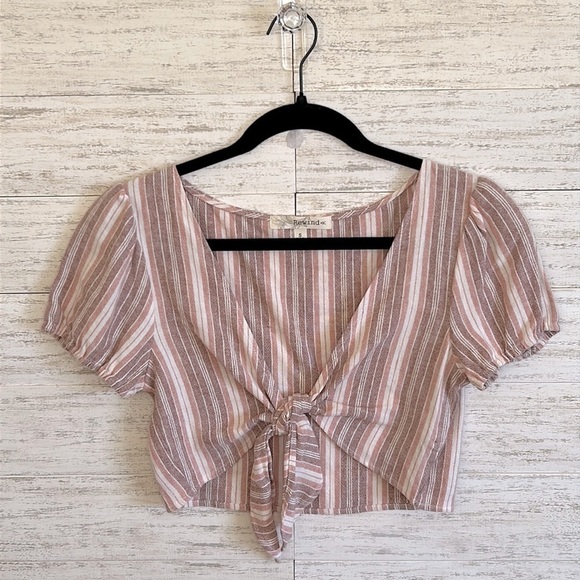 Rewind Short Sleeve Knotted Top | SIZE S - Picture 1 of 6